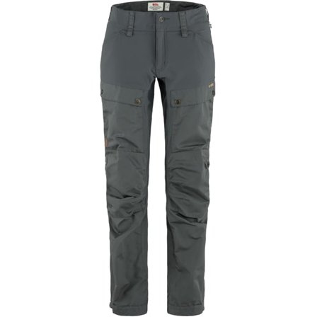 Fjällräven Dam's Keb Trousers Curved in Basalt | Size: 46/Long, G-1000