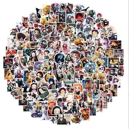 200 st Anime blandade klistermärken vinyl vattentät