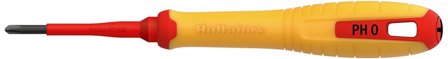 Hultafors 445505 Skruvmejsel för Phillips, isolerad 1000 volt PH 0 x 60 VDE, Handverktyg