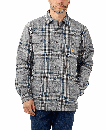 Carhartt Workwear Flannel Sherpa Lined Asphalt
