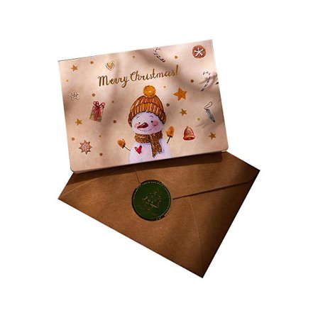 6 st God Jul Hälsningskort Med Kuvert Vykort Inbjudningar Jul Nyårskort