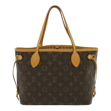 Louis Vuitton Vintage, Brown Canvas Louis Vuitton Neverfull Bruin, Dames, Maat:ONE Size