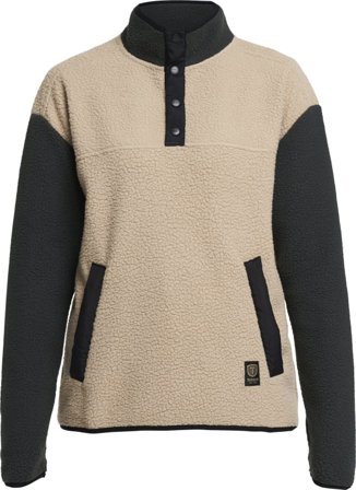 Tenson Yoke Button Pile Women ́s Men long-sleeved sweaters Brown XL