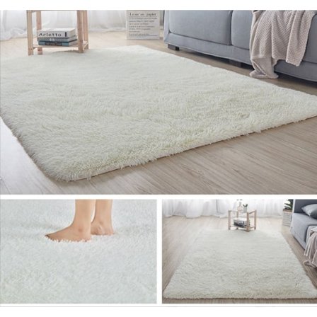 0,4*0,6 m Mjuk Fluffig Shaggy Matta Inomhus Golvmatta för Pojkar Flickor Barn Icke