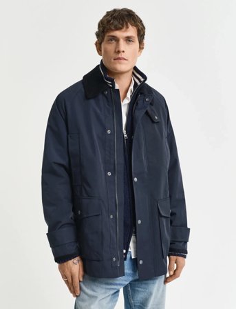 GANT Spring Decker Jacket - Navy - L