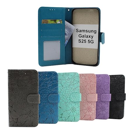 Flower Samsung Galaxy S25 Plånboksfodral