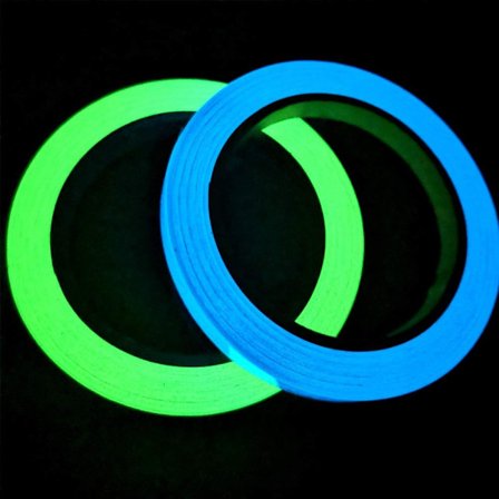 2 st 10m x 1cm Glow in the Dark Tape, Luminous Adhesive Tape,