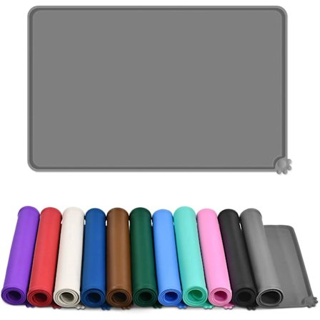 Silikon hund och katt skålmatta non-stick matta matta vattentät