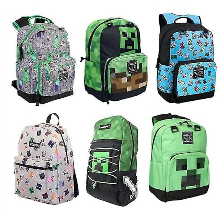 Minecraft Around Schoolbag Reppu 17 Tuumaa S