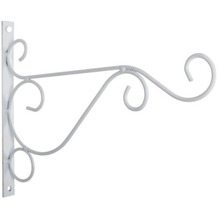 Dekorativ heklet veggkrok for hengende planter, fuglematere, lykter og utendørsdekor - 1 stk