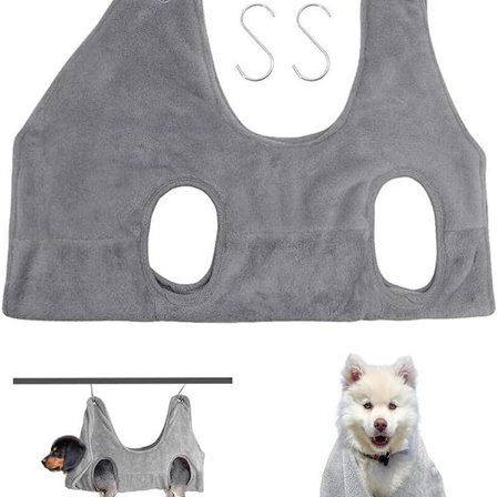Hundhängmatta Hjälpare Husdjursskötsel Hängmatta Grå KLB