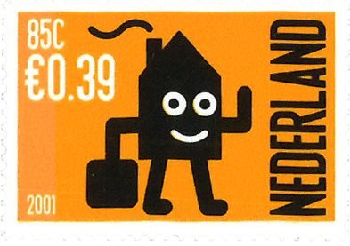 Holland 2001 - Flytning - Postfrisk selvklæbende frimærke