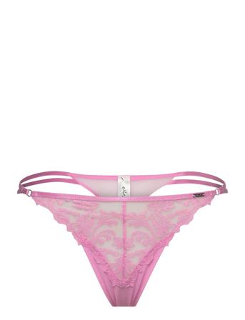 Brief Samira Thong Low Stringtruse Undertøy Rosa Lindex*Betinget Tilbud