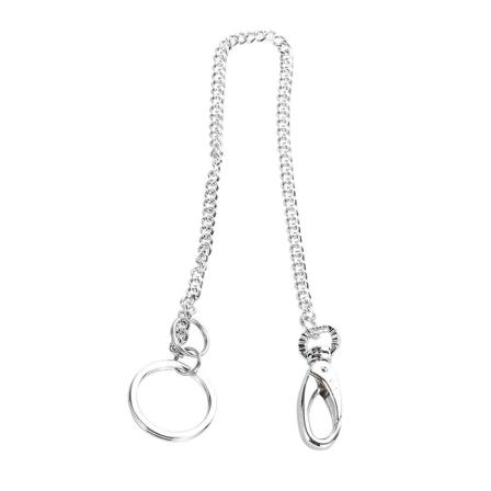 Damen Ryggsekk Veske Midje Nøkkelring Nøkkel Jeans Kjede Nøkkelring Midje Lomme Kjede String Sikkerhetsnøkkel Ch Silver 30*1.5 cm