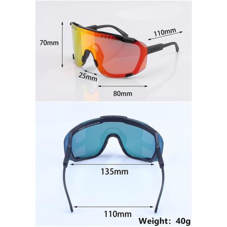Poc Devour Polarized 4 Lens Cykelsolglasögon Män Kvinnor