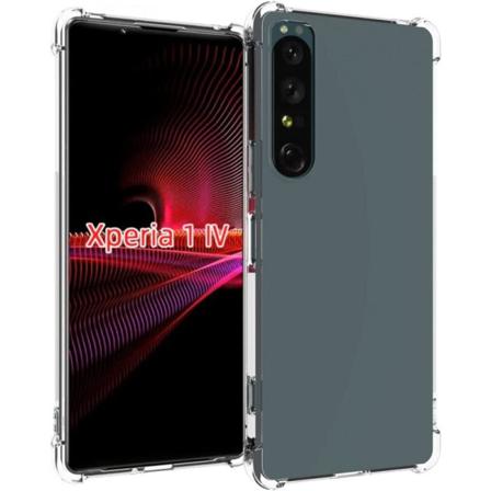 Xperia 1 Iv Stötdämpande Silikon Skal Shockr Transparent