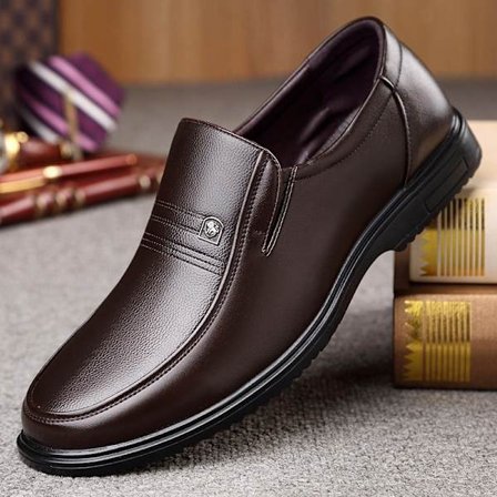 Handgjorda äkta läderskor Herr Loafers Business Casual Skor Klassiska mjuka läder Hombre Andas platta skor