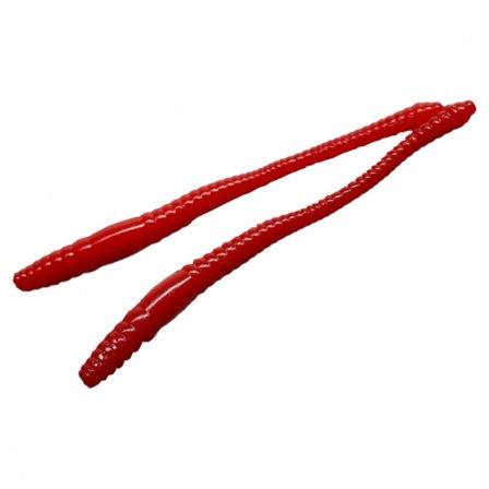 Libra Lures Dying Worm 70 Krill (15-pack) - Red