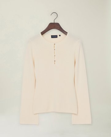 Lexington Strikket genser i merinoullblanding