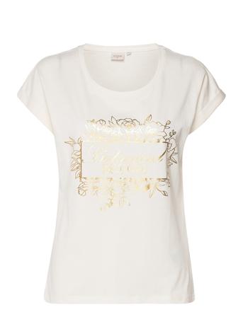 Crdittie T-Shirt White Cream