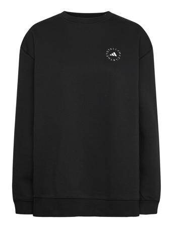 Asmc Loose Ss Sport Women Sport Clothing Sport Sweat-shirts & Hoodies Sport Sweat-shirts Black Adidas By Stella McCartney