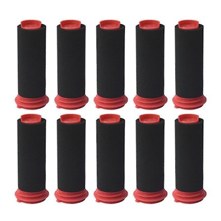 10 st Foam Stick Filter kompatibelt med Bosch Bch6 754176 Ath DXGHC