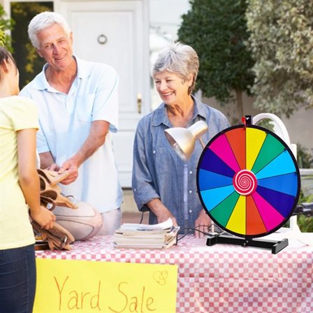 Lykkehjul til konkurrencer og spil – 46 cm