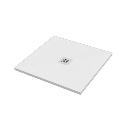 Piatto doccia Ercos Stone 900x900 Quadrato Bianco Opaco