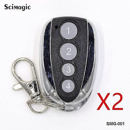 2 st Sommer 4018 Pearl Tx55-868-4 / 4019 Pearl Vibe Trx55-868 / Slider+ / Pearl Twin Garageportfjärrkontroll 868mhz {db}