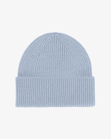 Merino Wool Beanie - Polar Blue - Female - One Size