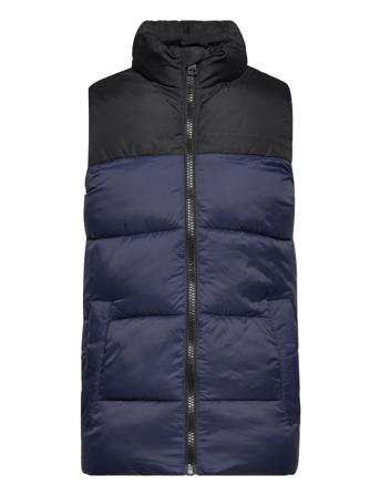Jjetoby Bodywarmer Collar Sn Jnr Blue Jack & J S