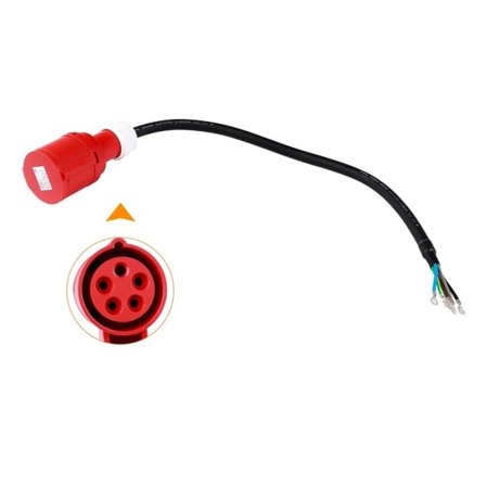 EV laddare adapter CEE kontakt med kabel hona kontakt 5 stift uttag adapter anslut med 16A 3 fas 11KW laddare