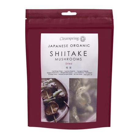Clearspring Shitake svampe Ø 50 g, Helse & Madvarer, Madvarer, Øvrige Fødevarer