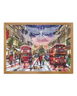 Broderikit Billede Julegade - LetiStitch