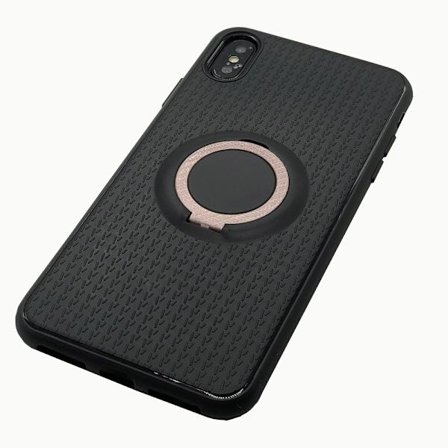 iPhone XS Max - Stilrent Skal med Ringhållare (FLOVEME)