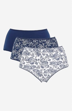 Cellbes of Sweden - Trusse 3-pack i marine / hvid til damer i størrelse 42/44
