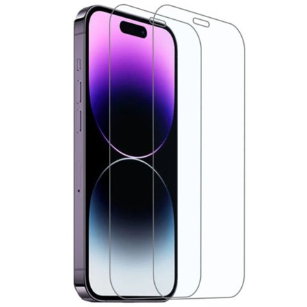 Fuld 2-pakke iPhone 11 Pro HD-skærmbeskyttelse kureret glas