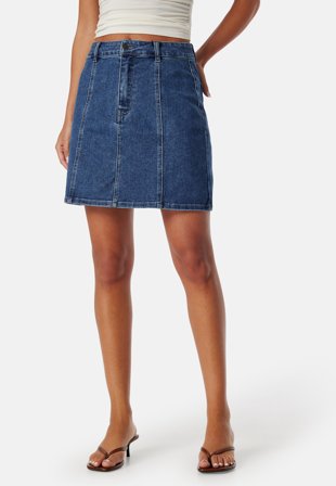 Object Collectors Item Objcarol Denim Short Skirt Denim Klær