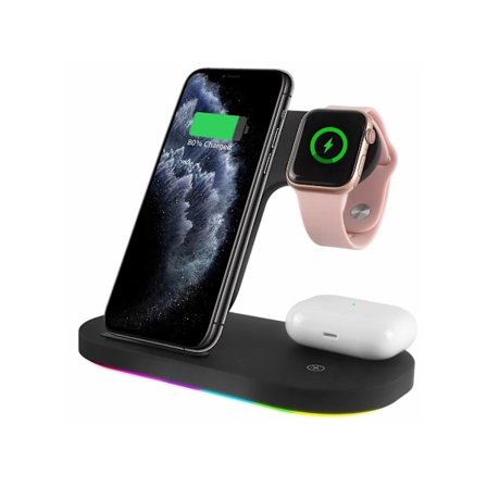 Apple Laddstation Utan Andningsljus Led Svart