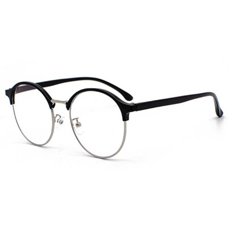 Clubmaster Datorglasögon med Blåljusfilter utan Styrka Silver