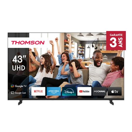 Thomson 43UG4S14 - 43" (109 cm) LED-TV - 4K UHD - Google TV - 2xHDMI 2.0 + 2x HDMI 2.1