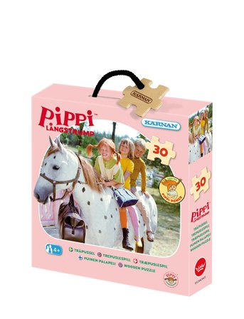 Kärnan Askpussel 30 Bit Pippi Långstrump - Multi/patterned - ONE SIZE