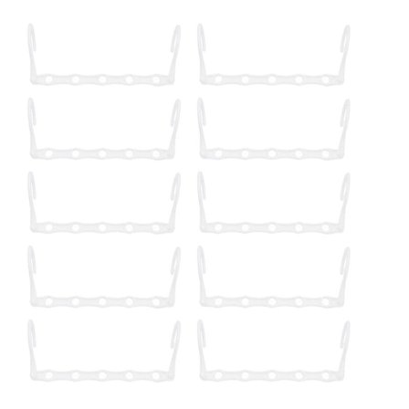 10-pack magiska platsbesparande galgar, garderobsorganisatörer och förvaring, för tunga garderobskläder-B