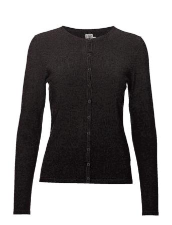 A8661, Milasz R-Neck Cardigan Strikkegenser Cardigan Svart Saint Tropez