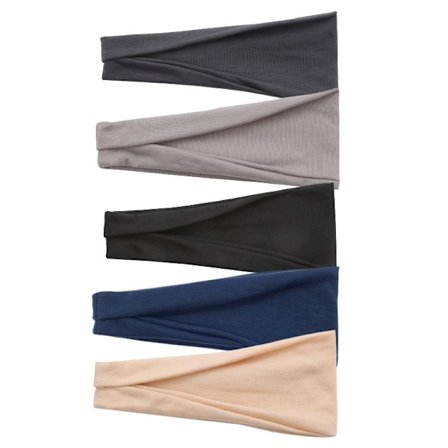 Blødt pandebånd Løbe-yoga pandebånd Svedbånd 5-delt