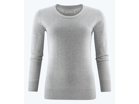 JAMES HARVEST Finstickad tröja u-ring dam grå XL - Lyreco - Yrkeskläder - Tröjor och Sweatshirts - Stickat