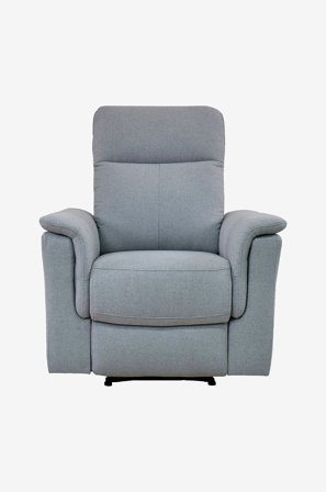 Loft24 - Reclinerfåtölj Southbrook Electric, med fotpall - Grå - Fåtöljer - Från Homeroom