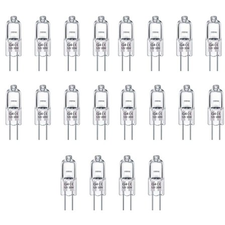 G4 Halogenlampor 20W 12V - Varmvitt