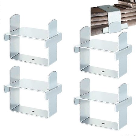 4 stk. Bladfjærklemme Kit Bladfjærer Opptil 2,5 tommer Bred Lås Bladfjær Sammen Bladfjær Bøy Reparationsklemme