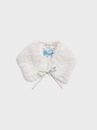 Holzweiler - Furry Collar - Off White - One size